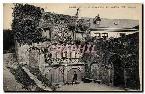 Cartes postales Morlaix Fontaine des Carmelites