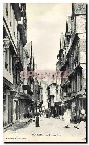 Cartes postales Morlaix La Grande Rue