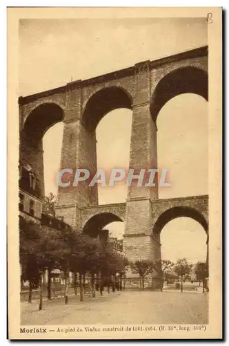 Cartes postales Morlaix Au Pied Viaduc