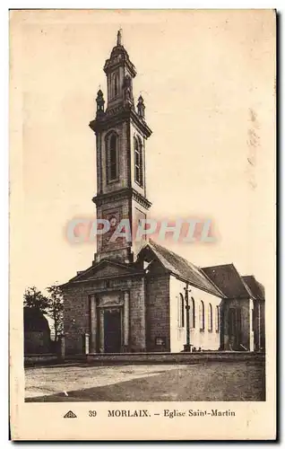 Cartes postales Morlaix Eglise Saint Martin