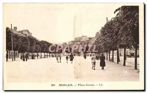 Cartes postales Morlaix Place Cornie