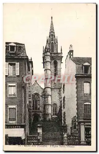 Cartes postales Morlaix L'Eglise Samte Melaine