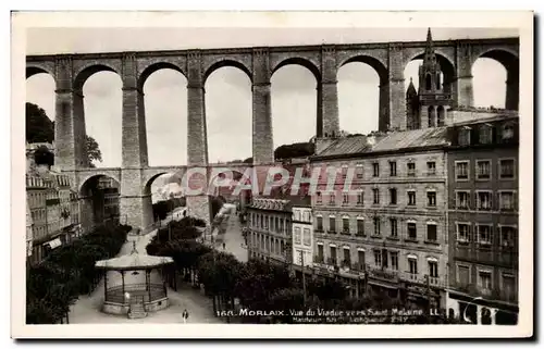 Cartes postales Rade Vue Du Viaduc vers Saint Melaine