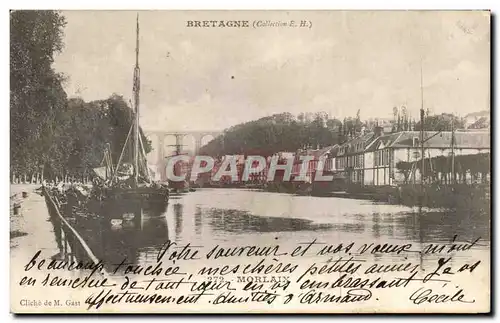 Cartes postales Morlaix Bateaux