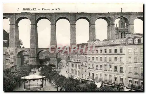 Cartes postales Morlaix Viaduc Train