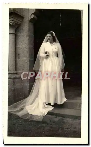 Photo morlaix 1953 Mariage