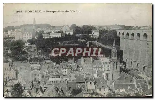 Cartes postales Morlaix Perspective du Viaduc