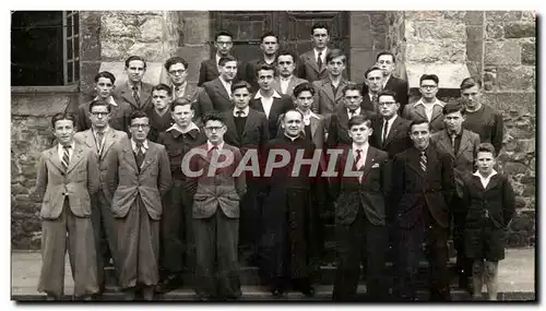 CARTE PHOTO Morlaix 1ere 1944 1945 Pierre Paquignon