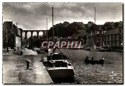 Cartes postales moderne Morlaix Les Quais Et Le Viaduc