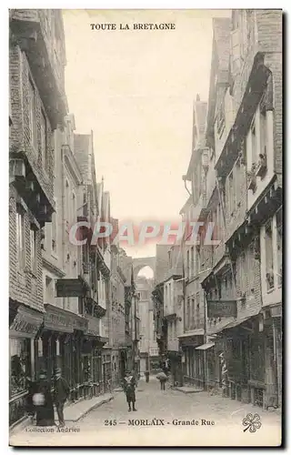 Cartes postales Morlaix Grande Rue