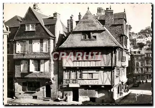 Moderne Karte Morlaix Vieille maison Place des Halles