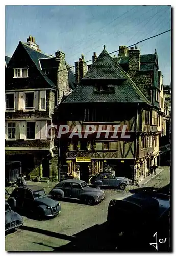 Cartes postales moderne Le Bretagne En Couleurs Morlaix Maisons Moyenageuses sur la Place des Halles