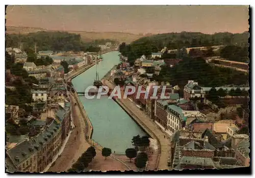 Ansichtskarte AK Morlaix Perspeclive du Bassin a flot Vue prise du Viaduc