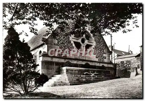 Cartes postales moderne Morlaix Ecole de ND de Lourdes Monument souvenir du Bombardement