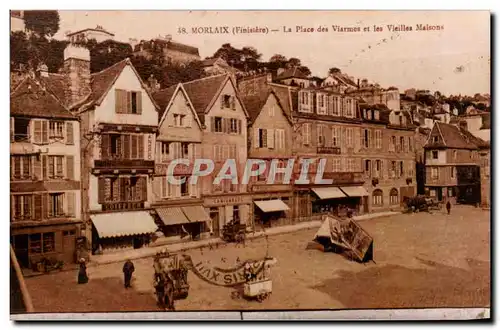 REPRO Morlaix La Place Des Viarmes Et Les vieilles Maisons Leclerc Ecole Jean Piaget