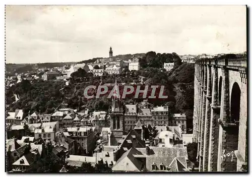 Cartes postales moderne Morlaix Le Viaduc Et Le Quartier St Martin