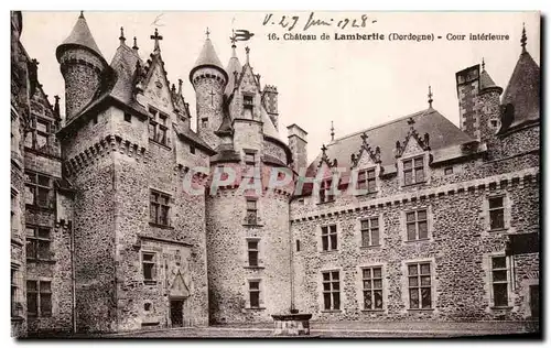 Cartes postales Chateau De Lambertle Cour Interieure