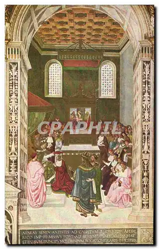 Ansichtskarte AK Siena Libreria Des Duomo Pinturicchio enea Piccolomini