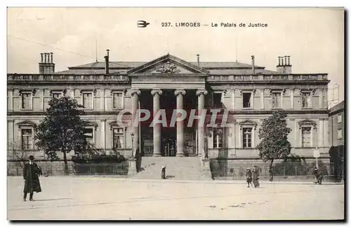 Ansichtskarte AK Limoges Le Palais de Justice