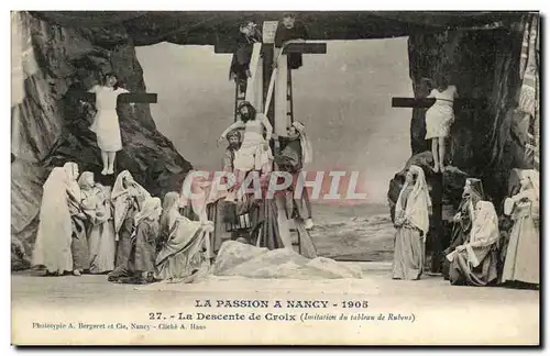 Ansichtskarte AK La Passion A Nancy 1905 La Descente de Croix