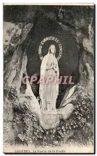 Ansichtskarte AK Lourdes La Vierge de la Grotte