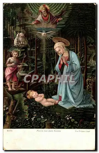 Cartes postales Bertin Maria Mit Dem Kinde