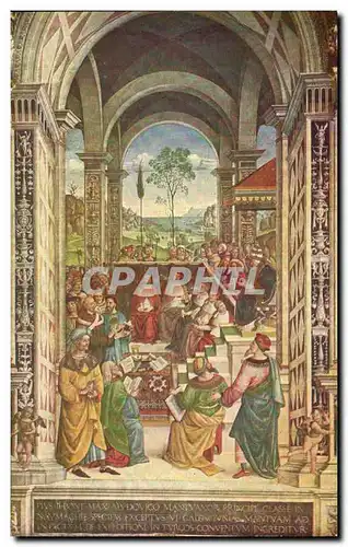 Cartes postales Sienne Librairie du Dome Pinturicchio Mantoue Croisade