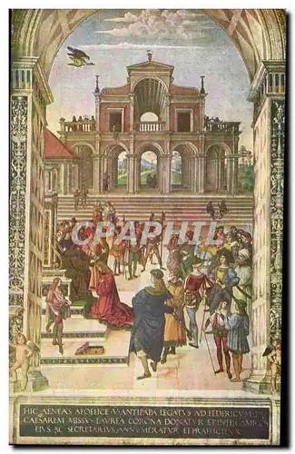 Cartes postales Sienne Librairie du Dome Pinturicchio Couronne de laurier Frederic III