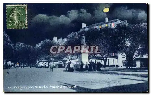 Cartes postales Perigueux La Nuit Place Bugeaud