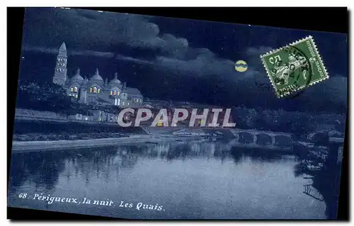 Cartes postales Perigueux La Nuit Les Quais