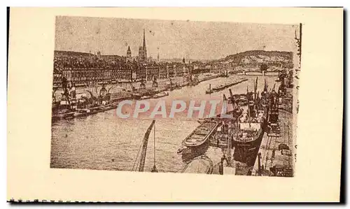 Cartes postales Rouen Vue sur la Seine Prise du Transbordeur