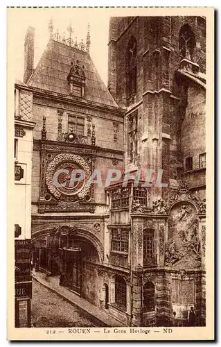 Cartes postales Rouen Le Gros Horloge