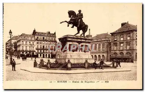 Cartes postales Rouen Statue de Napoleon 1er