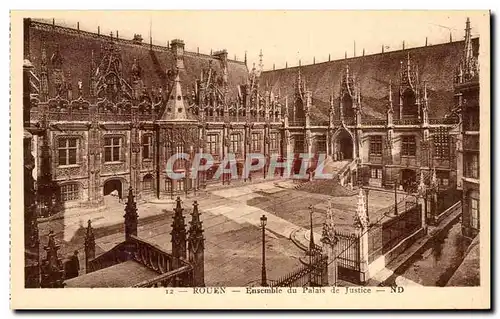 Cartes postales Rouen Ensemble du Palais de Justice