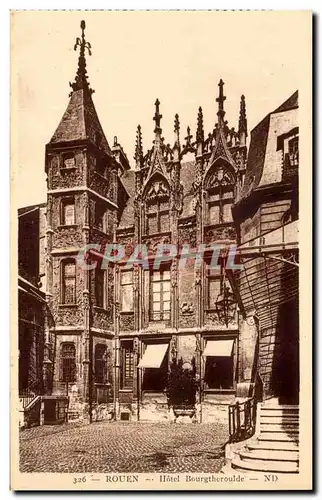 Cartes postales Rouen Hotel Bourgtheroulde