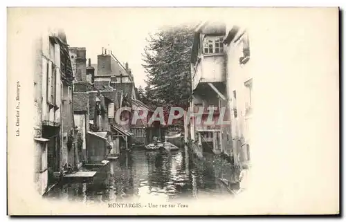 Cartes postales Montargis Une vue sur l&#39eau