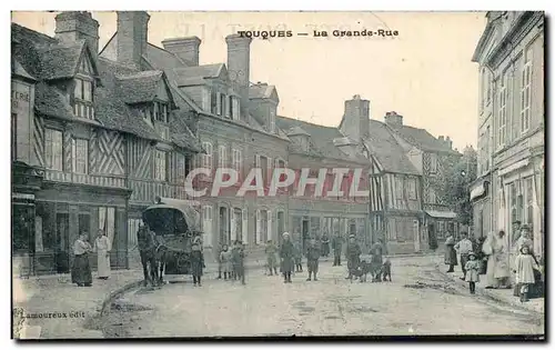Cartes postales Touques La Grande Rue TOP