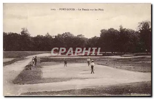 Ansichtskarte AK Port Louis Le Tennis sur les Patis