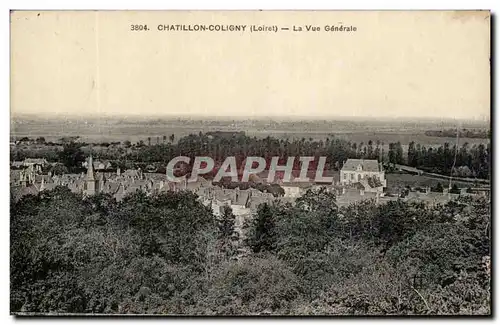 Cartes postales Chatillon Coligny La Vue Generale