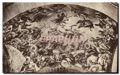 Cartes postales El Escorial Boveda De L Templo El Triunfo De La Iglesia Militante Jordan