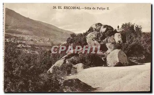 Cartes postales El Escorial Silla De Felipe II