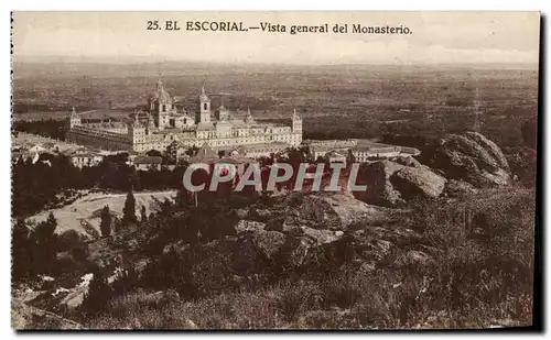 Cartes postales El Escorial Vista General Del Monasterio