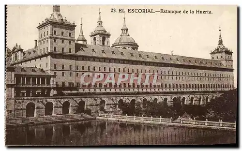 Ansichtskarte AK El Escorial Estanque De La Huerta