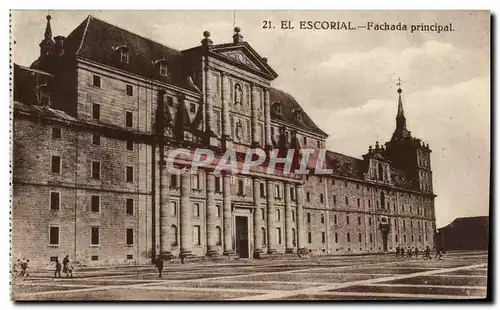 Ansichtskarte AK El Escorial Fachada Principal