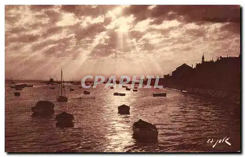 Ansichtskarte AK Arcachon Un lever de soleil