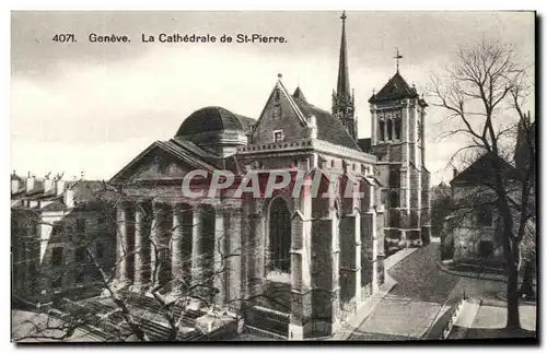 Cartes postales Geneve La Cathedrale de St Pierre