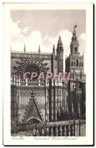Ansichtskarte AK Sevilla Catedral Vista parcial