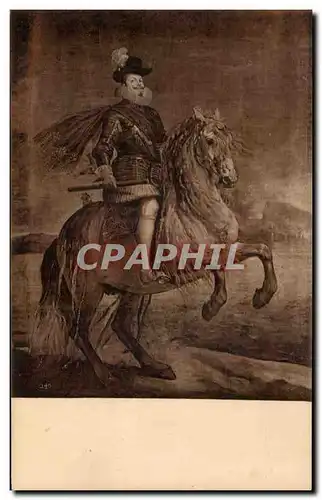 Cartes postales Velazquez Museo Del Prado madrid Cheval