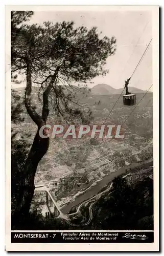 Ansichtskarte AK Montserrat Funicular Aereo De Montserrat