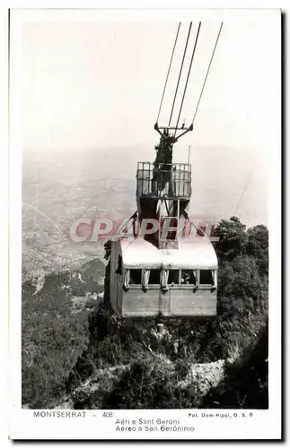 Cartes postales Montserrat Aeri A Sant Geroni Aereo A San Geronimo